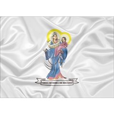 Bandeira Nossa Senhora do Rosário - Bandeira Nossa Senhora do Rosário - 1.00 x 1.40m.